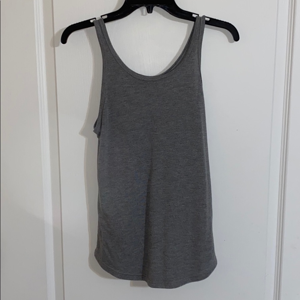Topshop gray simple tank top (10)